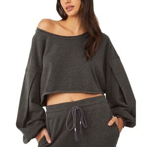 FP Movement by Free People Dark Gray Sweatshirt